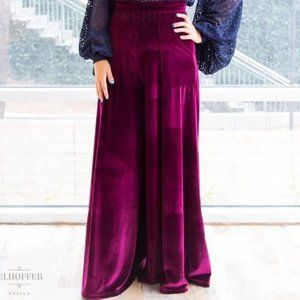 Elhoffer Design Garnet Velvet Peggy pant